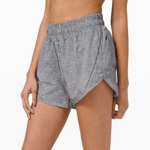 lululemon Track That High-Rise Lined Short 3" in Heather Lux Multi Black